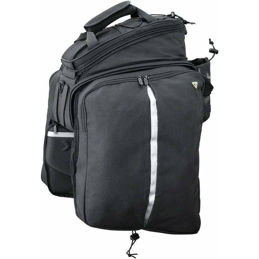 Topeak MTS Strap Mount TrunkBag DXP Rack Bag with Expandable Panniers - 22.6 Liter, Black