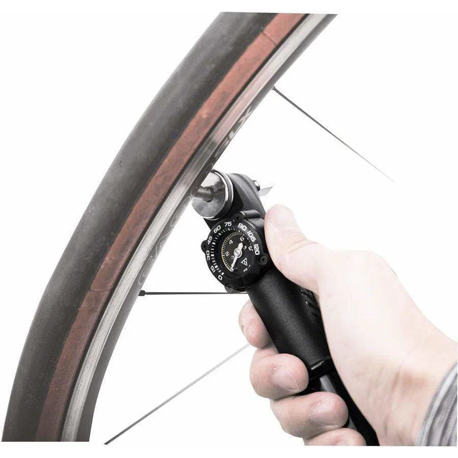 Topeak Road DA G Handpump, Presta only,<(>,<)> Black