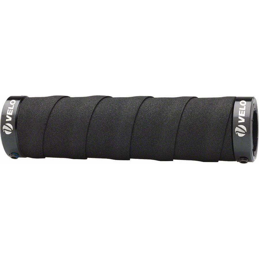 Velo Attune Bike Handlebar Grips - Black, Lock-On