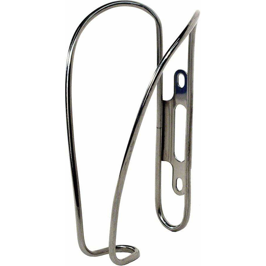 Velo Orange Moderniste Bike Water Bottle Cage: Polished Stainless