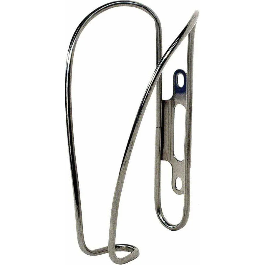 Velo Orange Moderniste Bike Water Bottle Cage: Polished Stainless
