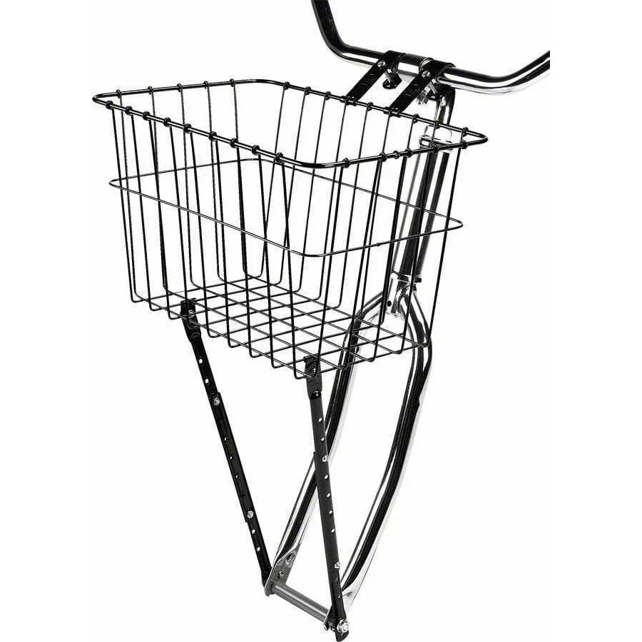 Wald 198 Front Basket with Adjustable Leg: Gloss Black