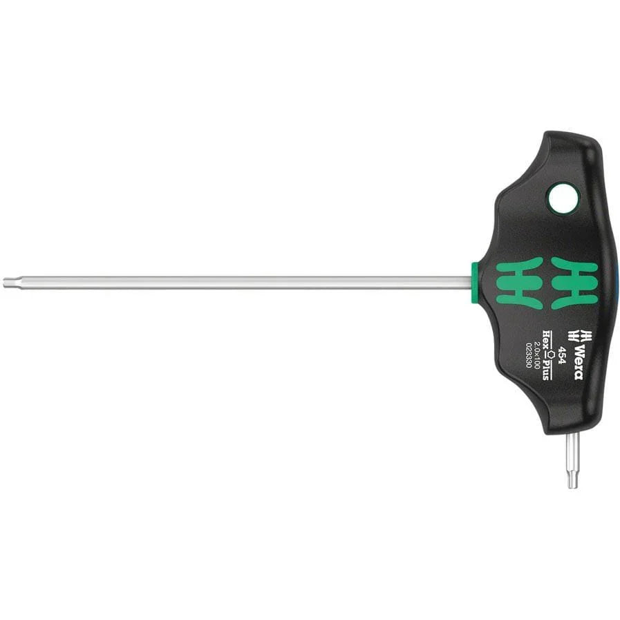 Wera 454 T-handle hexagon screwdriver Hex-Plus Bike Tool, 2 x 100 mm