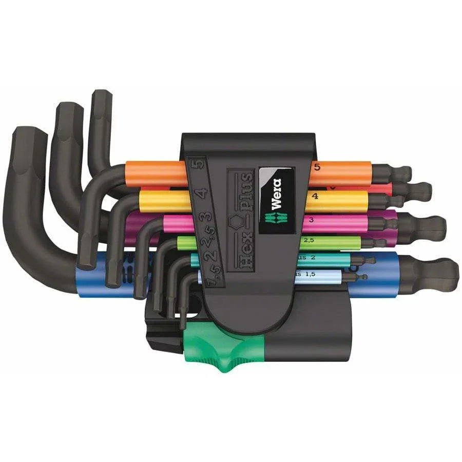 Wera 950/9 Hex-Plus Multicolour 2 Bike L-key Set - Metric