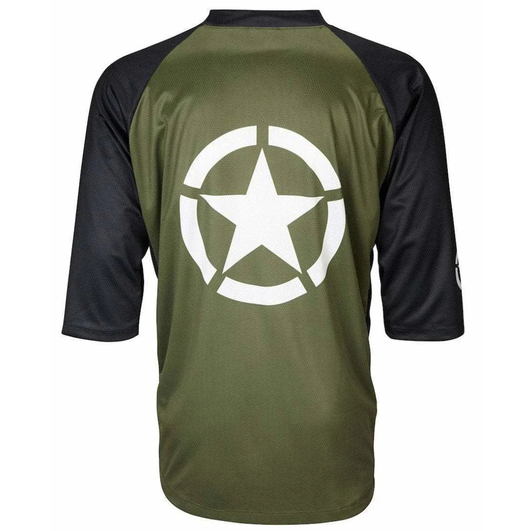 World Jerseys Men's Liberator 3/4 Sleeve Mountain Bike Jersey