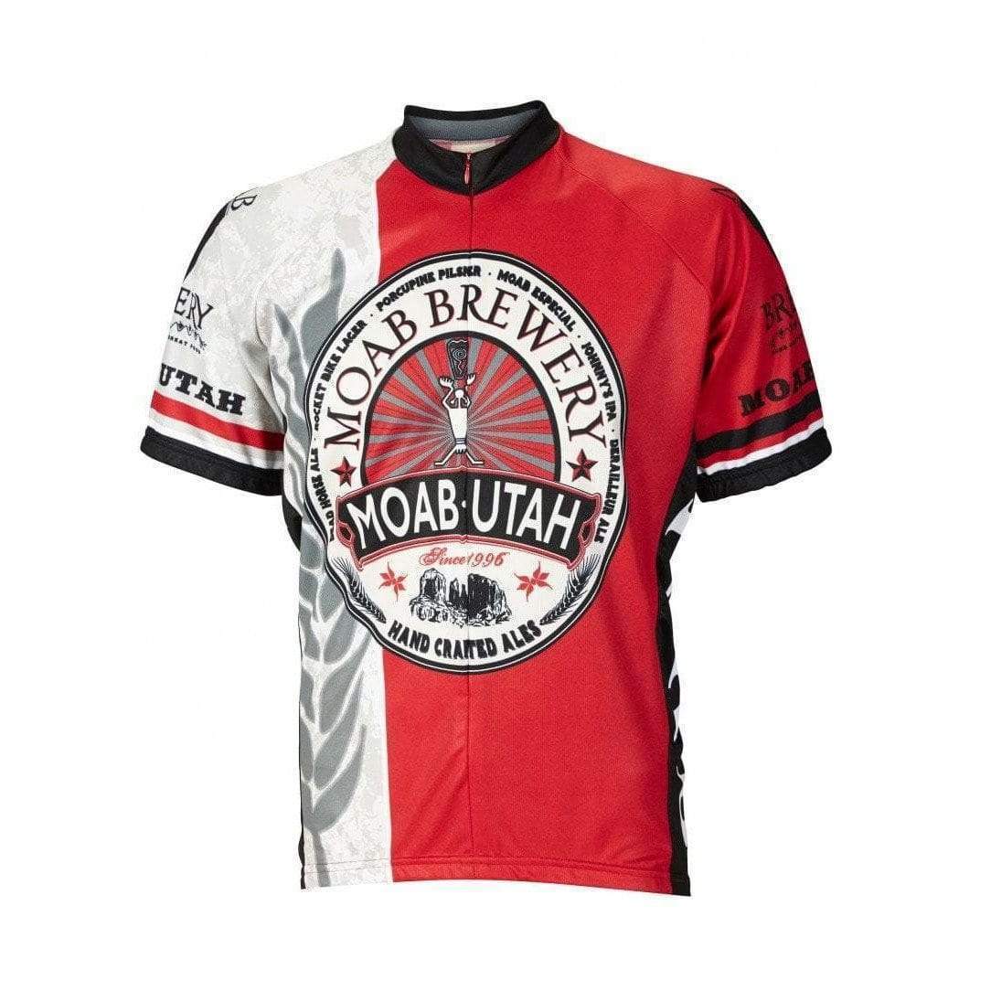 World Jerseys Men's Moab Brewery Hoppy Road Bike Jersey