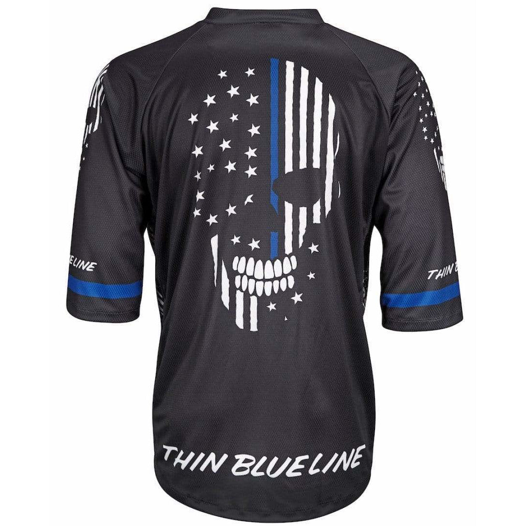 World Jerseys Thin Blue Line Men's Mountain Bike Jersey