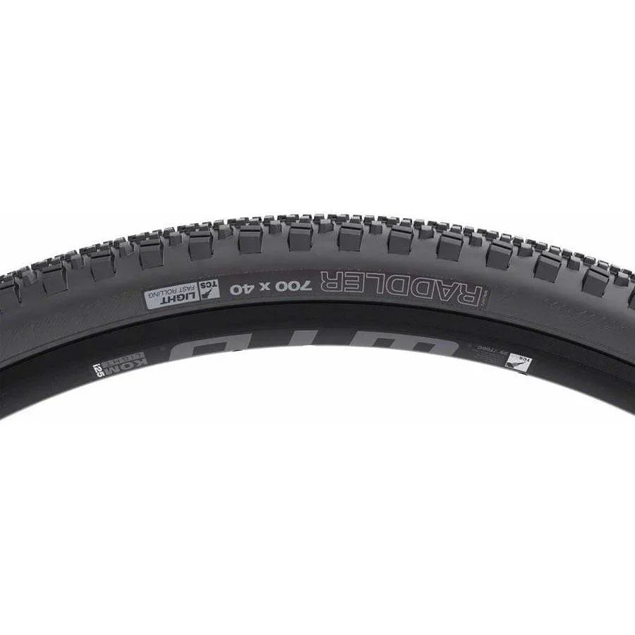WTB Raddler Tire - 700 x 40, TCS Tubeless, Folding, Light, Fast Rolling
