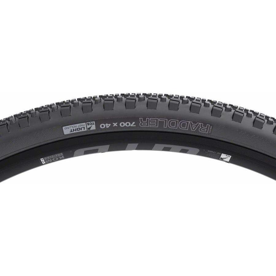 WTB Raddler Tire - 700 x 44, TCS Tubeless, Folding, Light, Fast Rolling