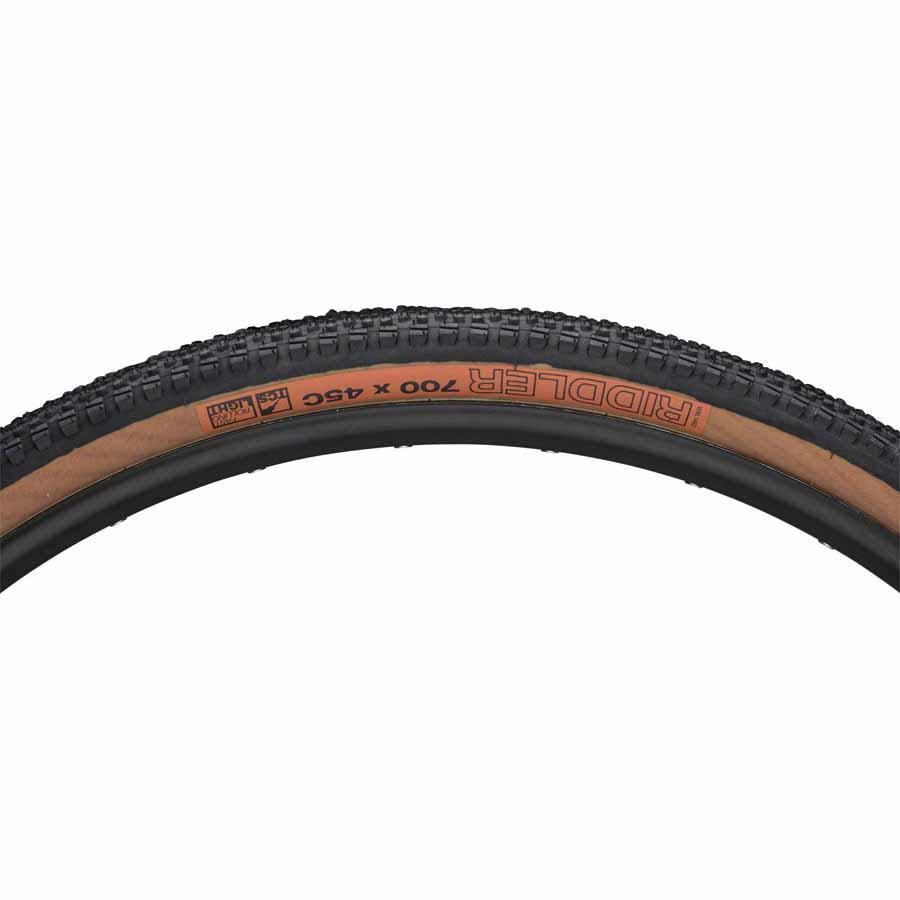 WTB Riddler TCS Light Fast Rolling Bike Tire: 700 x 45, Folding Bead