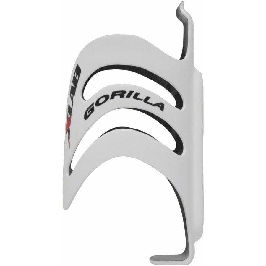 XLAB Gorilla HG Bike Water Bottle Cage: White/Black
