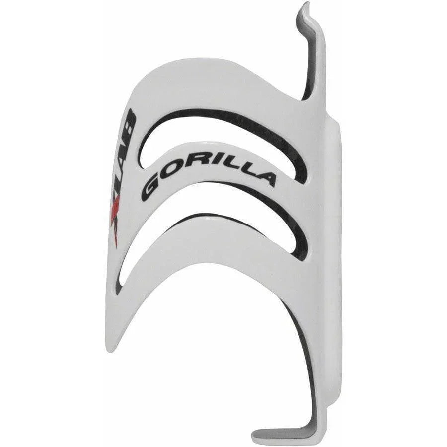 XLAB Gorilla HG Bike Water Bottle Cage: White/Black