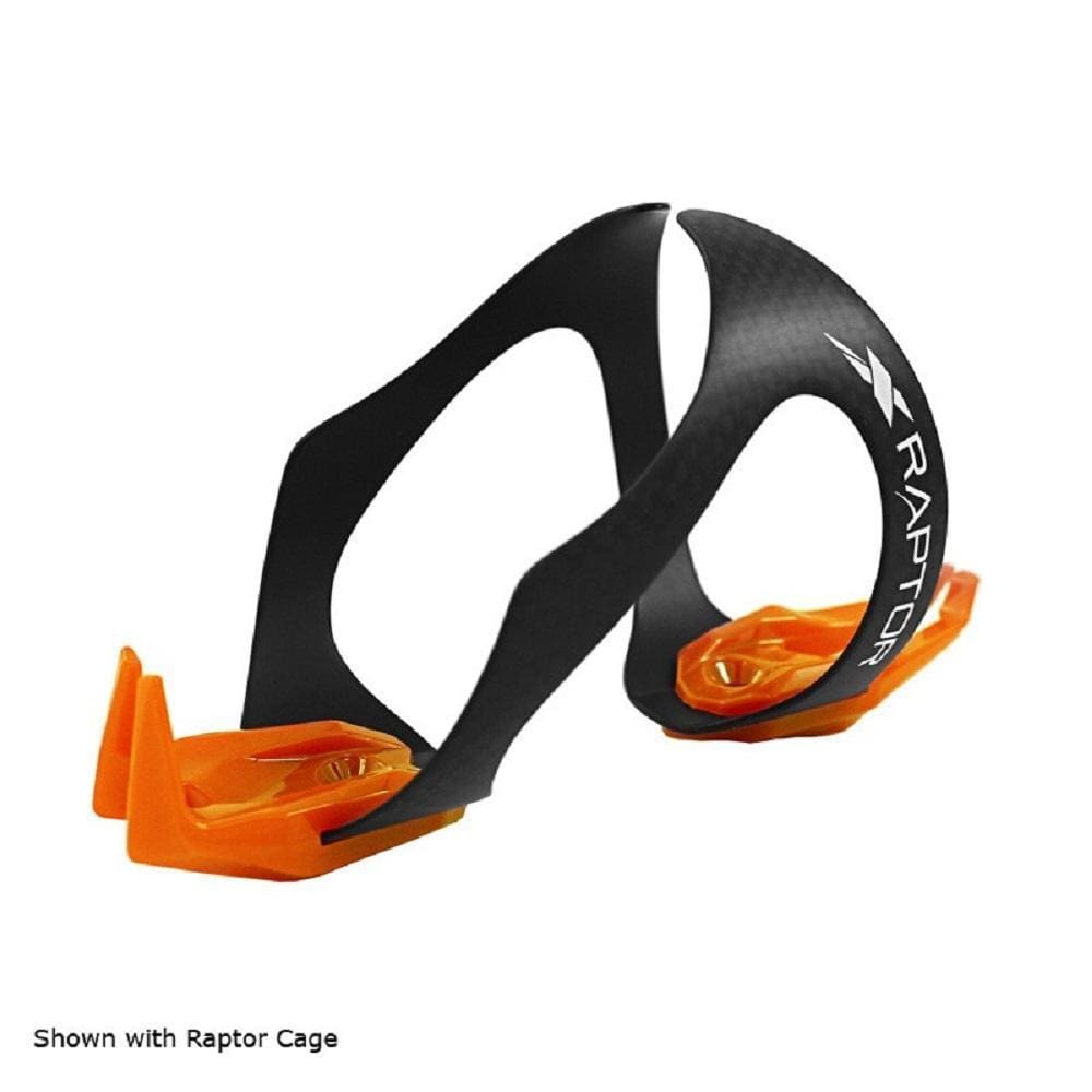 XLAB Raptor Talons Bike Water Bottle Cage End Pieces: Orange, Pair