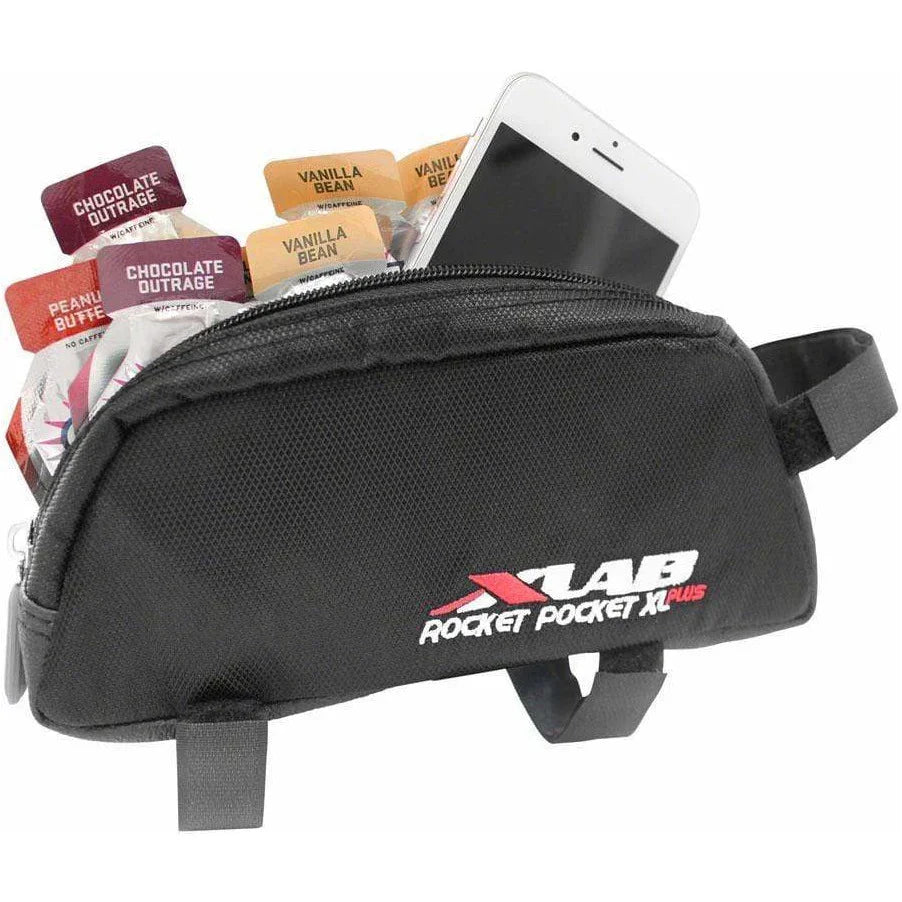 XLAB Rocket Pocket XL Plus Bike Top Tube Bag - Black