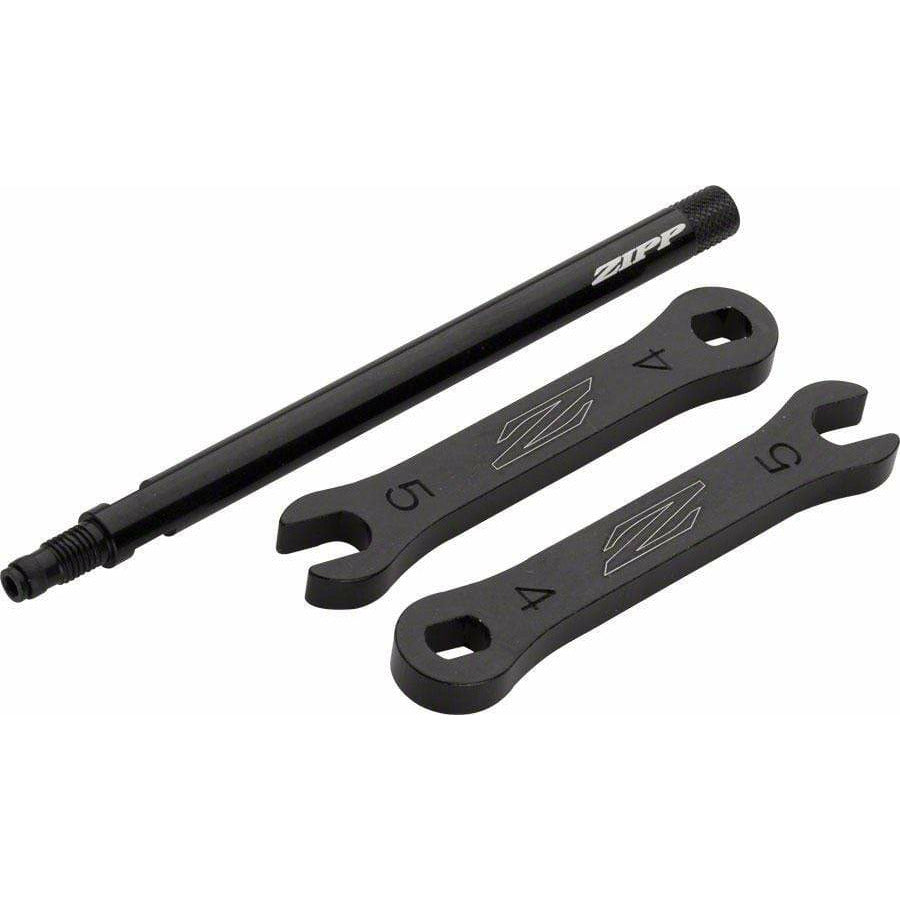 Zipp Speed Weaponry Tangente Aluminum Knurled Bike Valve Extender: 98mm for 1080