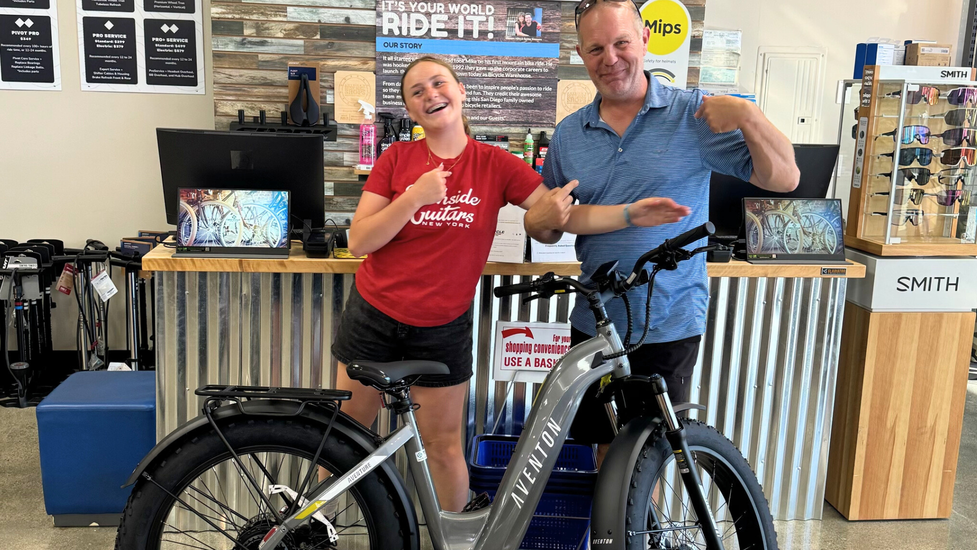 New bike day at Bicycle Warehouse Temecula