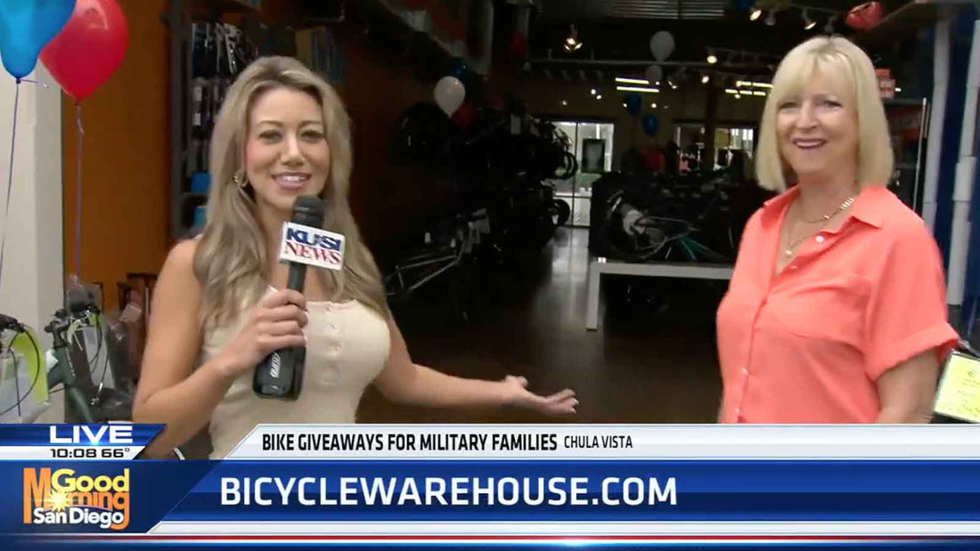 Bicycle Warehouse in Chula Vista Donates Bikes to Military Families