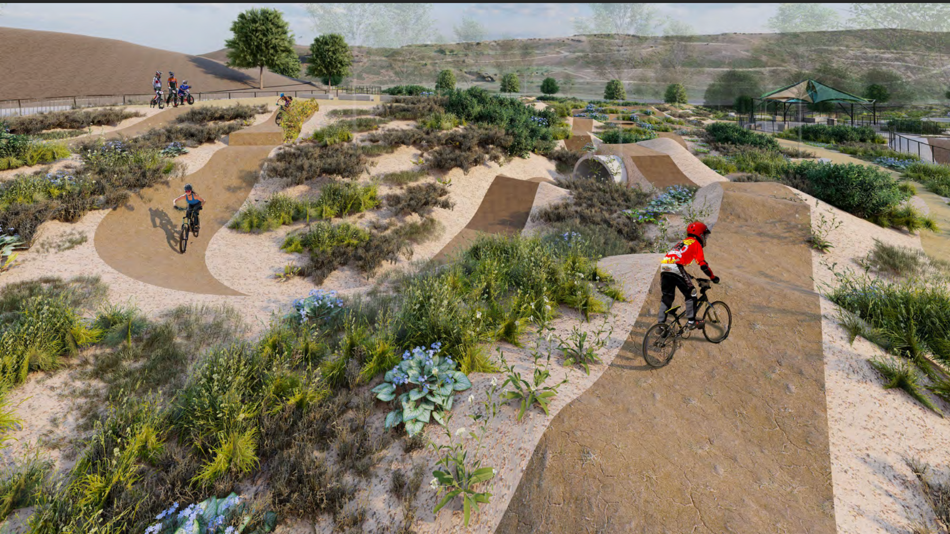 BMX and mountain bike park in Carlsbad