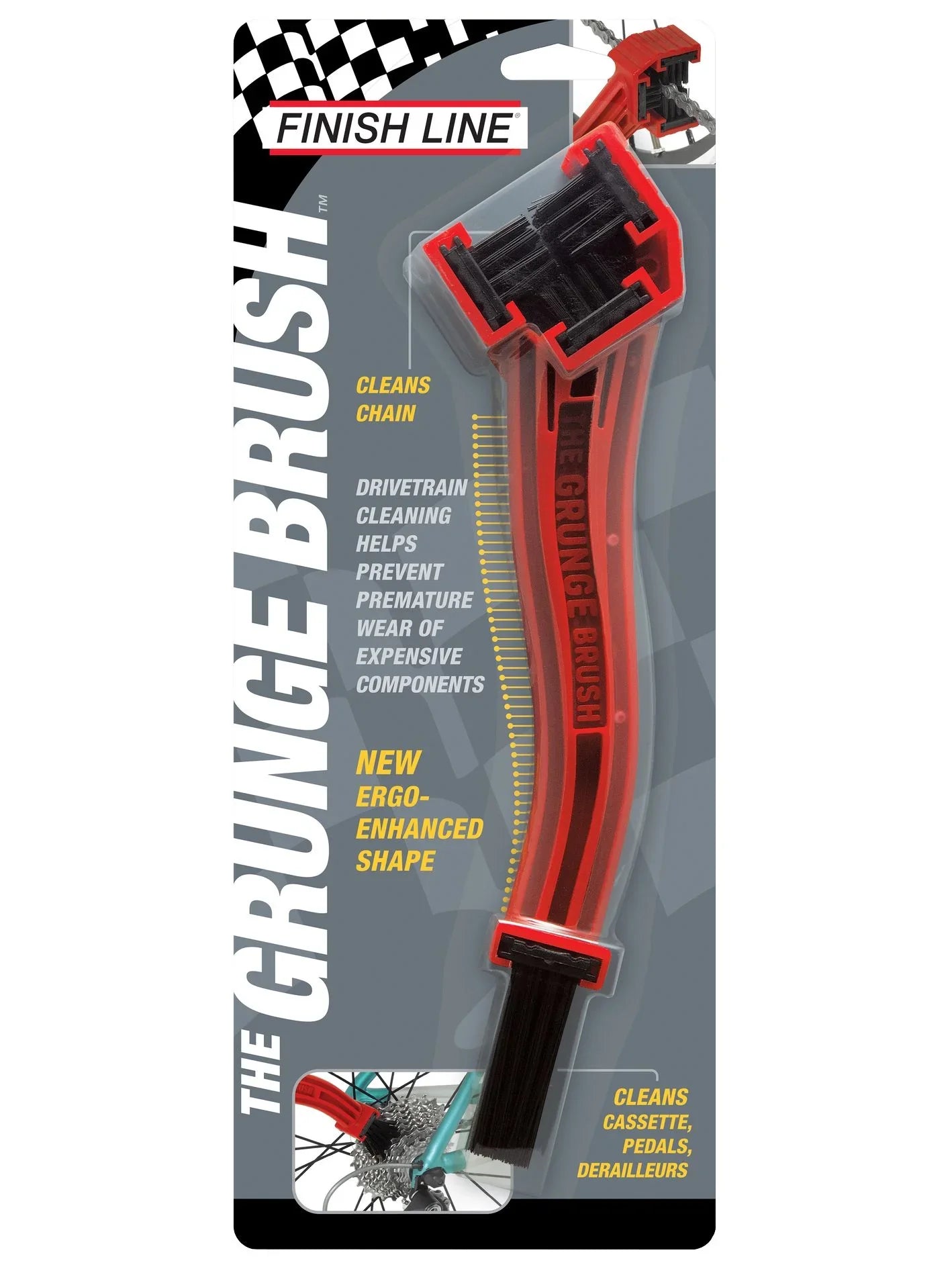 Finish Line Lubricant Grunge Brush - Bicycle Warehouse