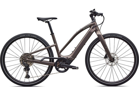 2026 Specialized Vado Sl 4.0 Step Through 2 Bike Satin Gun Metal / Agave Grey Frost Reflective S