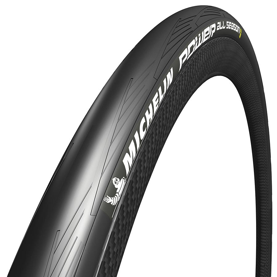 Power All Season Hybrid Tire 700x28C Folding Clincher Aramid Protek+ 3x60TPI Black