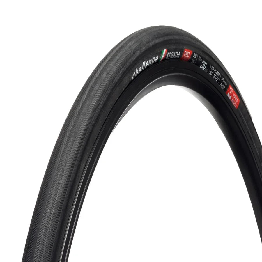 Strada Pro TLR Road Tire 700x30C Folding Tubeless Ready SmartPlus SuperPoly 300TPI Black - Bicycle Warehouse