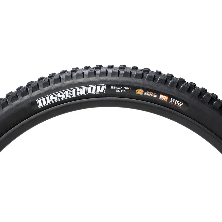 Maxxis Dissector II Tire 3CG/EXO+/TR/WT - 29 x 2.4" - Bicycle Warehouse
