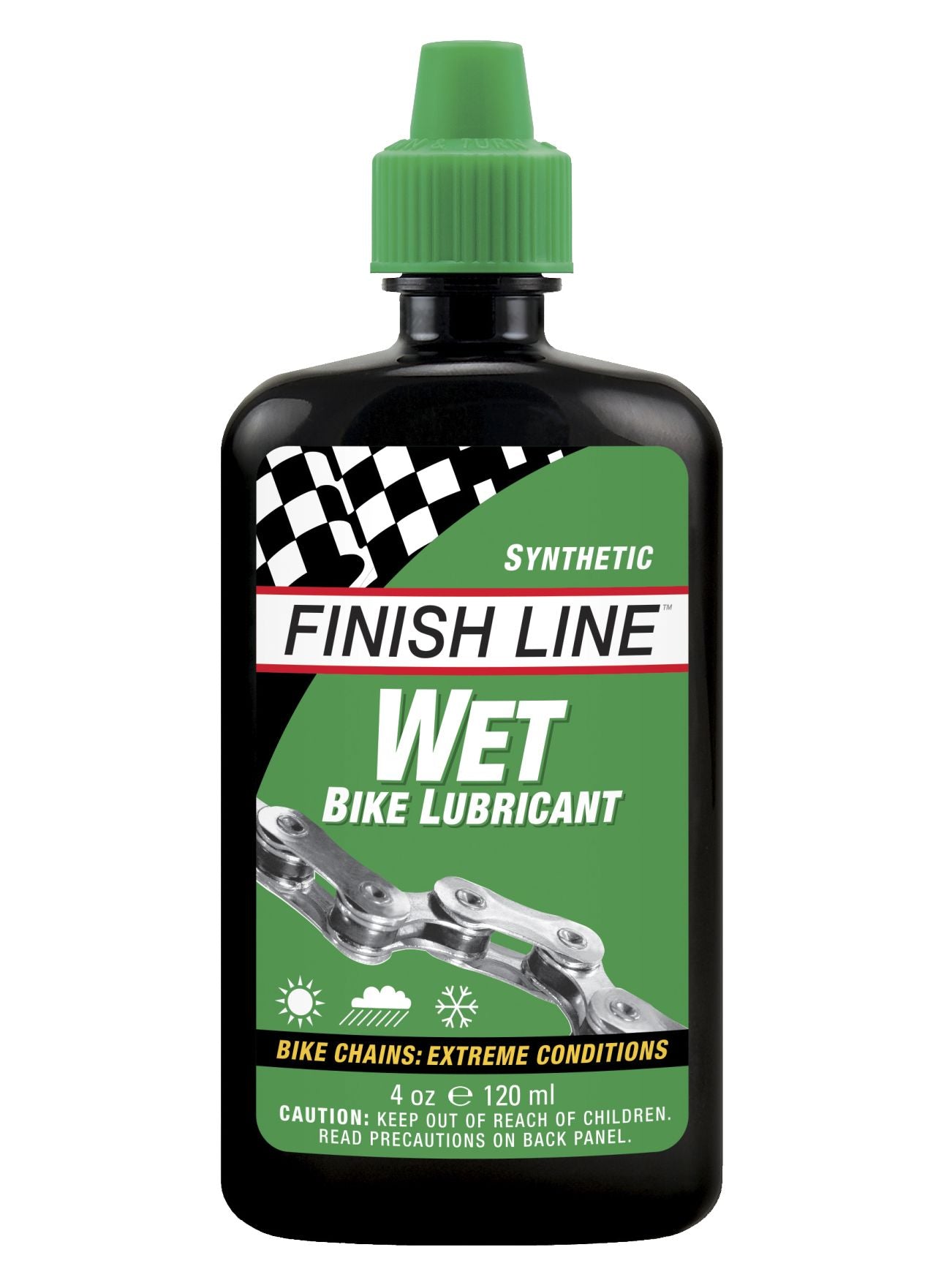 Finish Line Lubricant Wet Bottle 4oz - Bicycle Warehouse