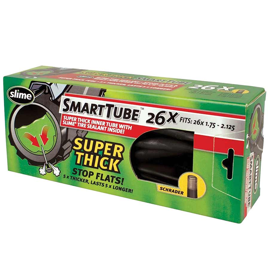 Thick Smart Tube - 26 x 1.75 - 2.125 Schrader Valve - Bicycle Warehouse