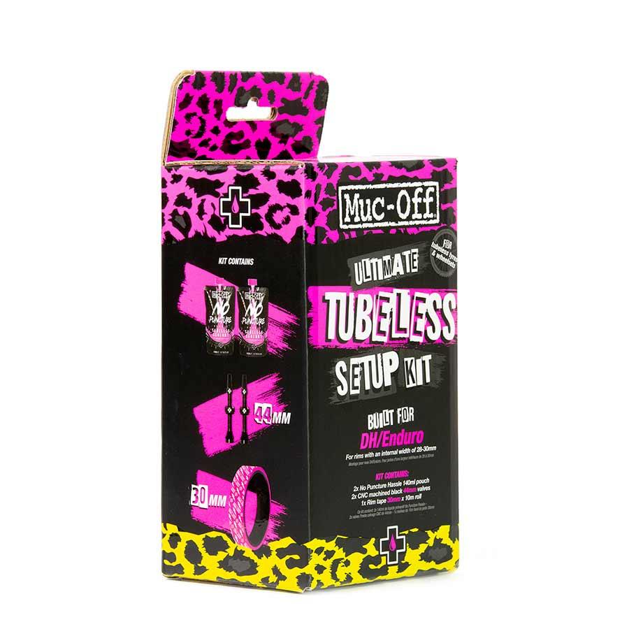 Ultimate Tubeless Kit - DH/Trail/Enduro 30mm Tape 44mm Valves - Bicycle Warehouse