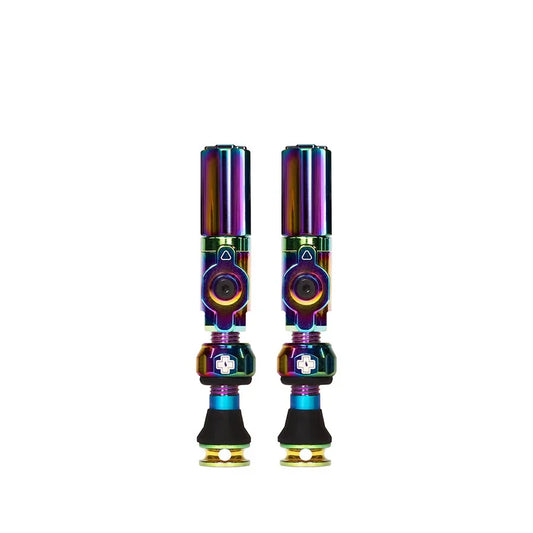Muc-Off Big Bore Hybrid Tubeless Valve 60mm Pair - Iridescen - Bicycle Warehouse