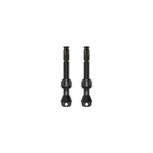 Lezyne Clik TLR Tubeless Valve Pro 44mm Black Pair - Bicycle Warehouse
