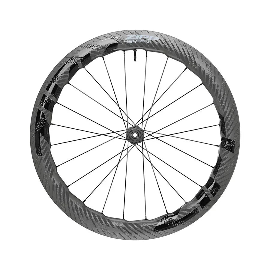 Zipp 454 NSW Front Wheel - 700 12 x 100mm Center-Lock Tubeless Carbon B1 - Bicycle Warehouse