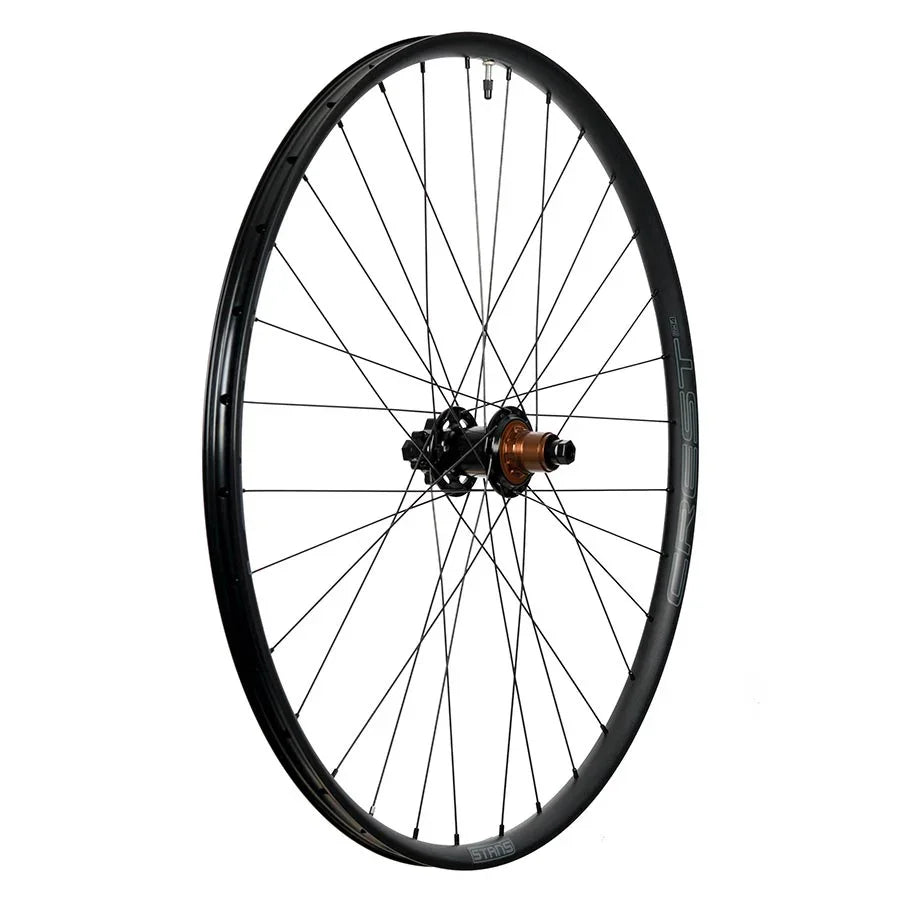 Stans Crest MK4 Rear Wheel - 29 12 x 148mm 6-Bolt Micro Spline Black - Bicycle Warehouse