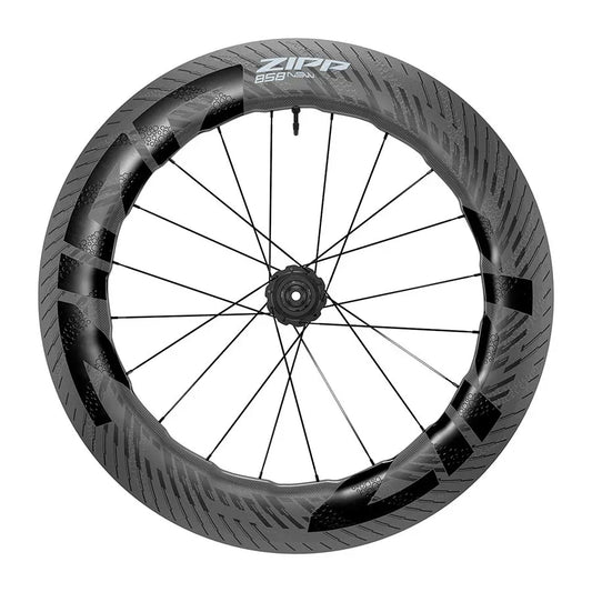 Zipp 858 NSW Rear Wheel - 700 12 x 142mm Center-Lock HG11 Tubeless Carbon C1 - Bicycle Warehouse