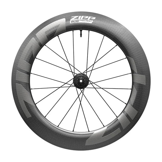 Zipp 808 Firecrest Tubeless Rear Wheel - 700 12 x 142mm Center-Lock SRAM 10/11-Speed Tubeless BLK B1 - Bicycle Warehouse