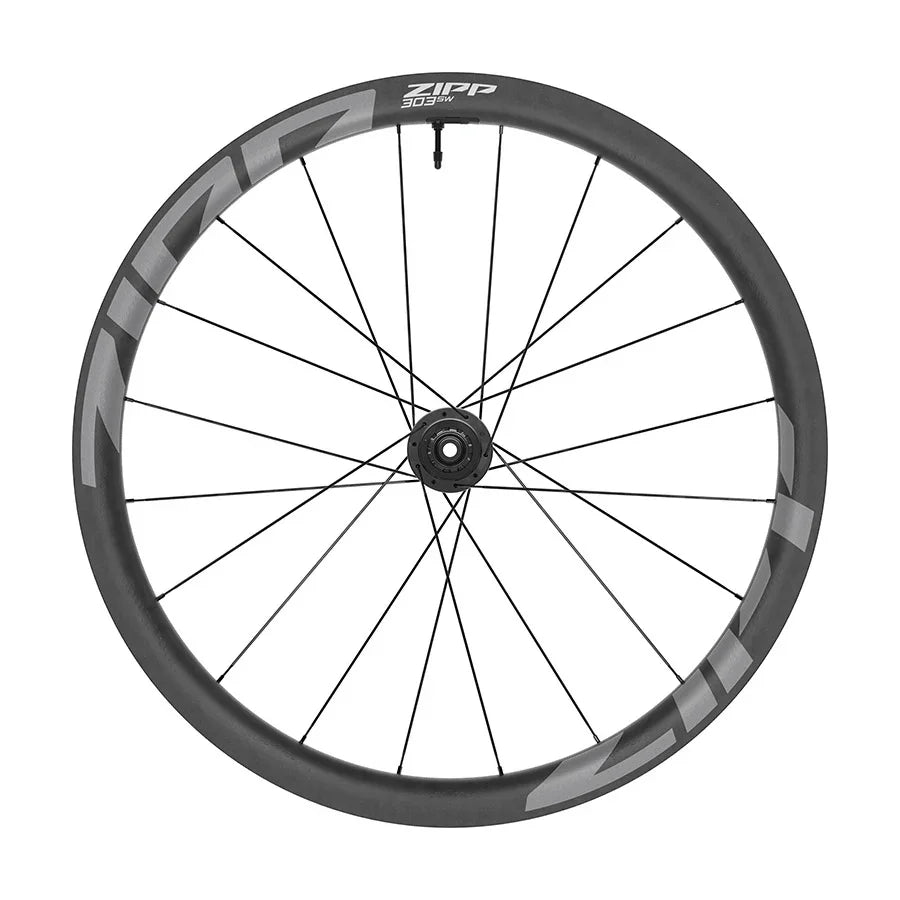 Zipp Speed Weaponry Zipp 303 SW Rear Wheel - 700 12 x 142mm Center-Lock XDR Tubeless Carbon w/ Wheel Sensor A1 - Bicycle Warehouse