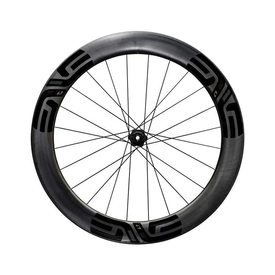 SES 6.7 Rear Wheel - 700 12 x 142 Center-Lock HG 11 Road Innerdrive 60pt BLK - Bicycle Warehouse