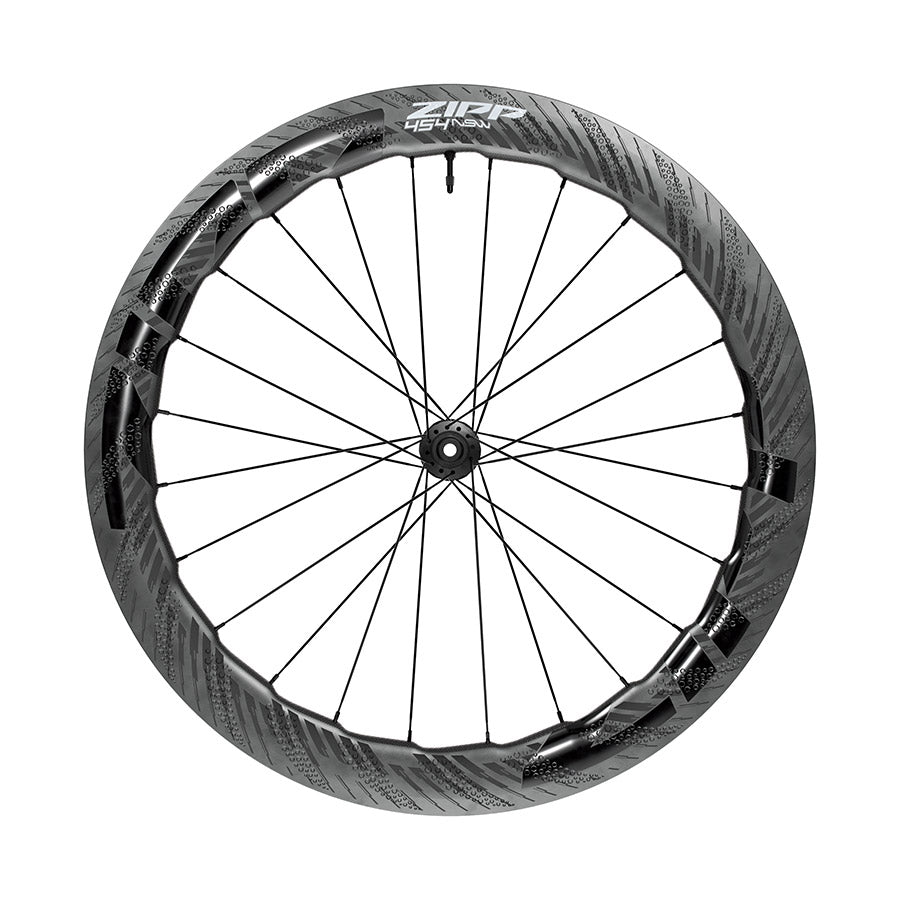 Zipp Speed Weaponry Zipp 454 NSW Front Wheel - 700 12 x 100mm Center-Lock Tubeless Carbon C1 - Bicycle Warehouse