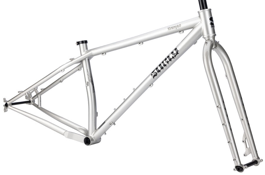 Krampus Frameset - 29" Steel Salmon Skin Silver