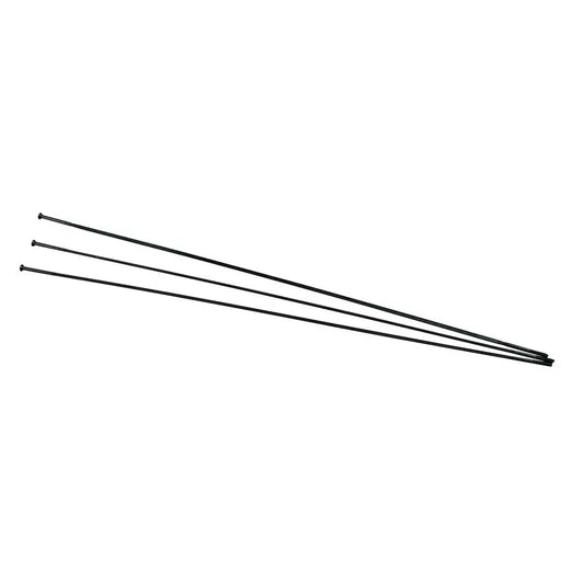 Zipp Straight Pull Spokes and Nipples CXRay 248mm Black 3-pack - Bicycle Warehouse