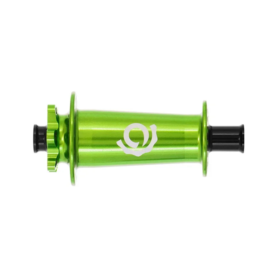 Hydra Classic Front Hub - 15 x 110mm Boost 6-Bolt Lime 32H - Bicycle Warehouse