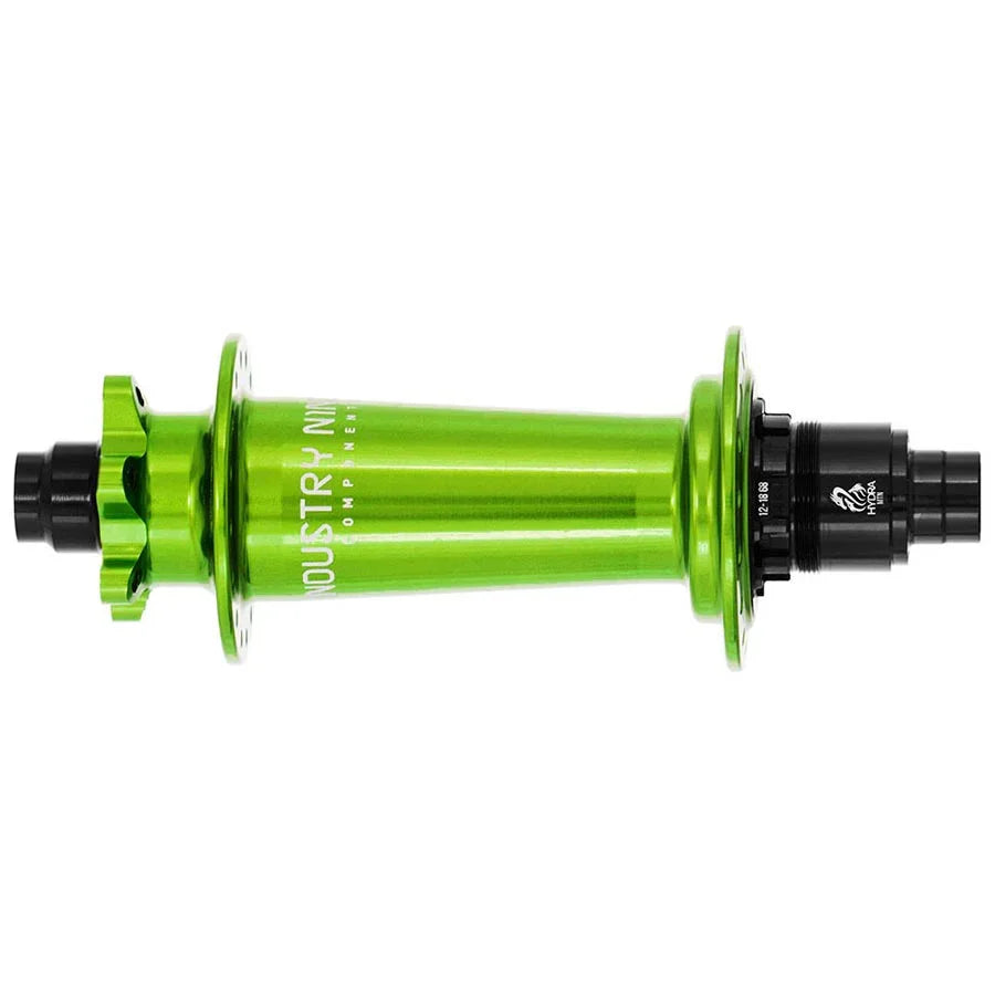 Hydra Classic Rear Hub - 12 x 148mm 6-Bolt XD Lime 28H - Bicycle Warehouse