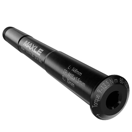 Maxle Stealth Front Thru Axle - 15x100 148mm Length Standard/SID SL/SID 35mm NotCompatible RS- 1 BLK - Bicycle Warehouse
