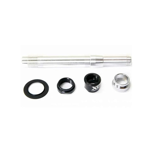Complete Rear Axle Assembly Kit Axle Threaded Lock Nuts End Caps 148 Boost 746 Hub XD Driver Body - Bicycle Warehouse