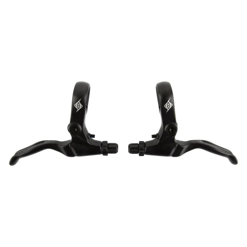Duo-Trigger Universal Levers Black/Black Pair 2 Finger Universal - Bicycle Warehouse