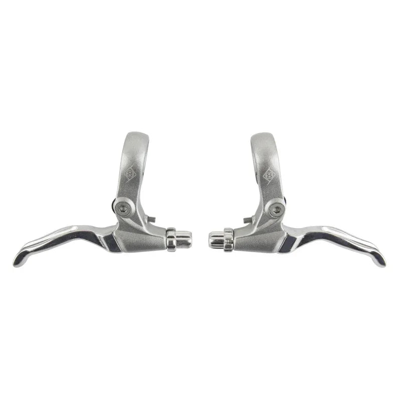 Duo-Trigger Universal Levers Silver/Silver Pair 2 Finger Universal - Bicycle Warehouse