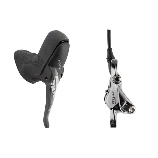 Force 1 Disc Brake and Lever - Front Hydraulic Post Mount Black A1 - Bicycle Warehouse