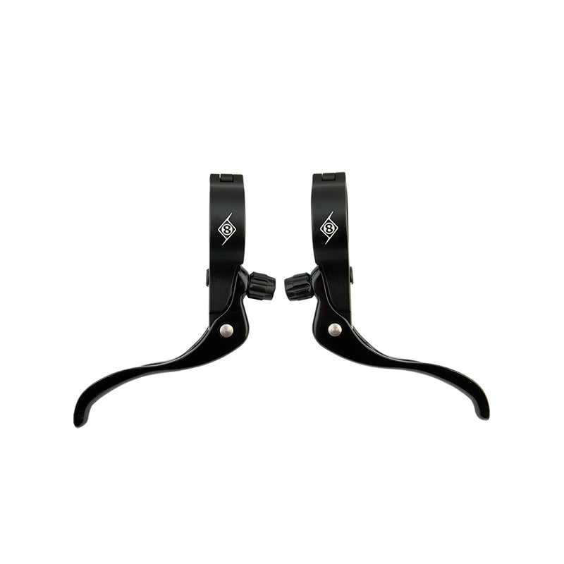 Cross Top Mount Levers Black Pair 2 Finger Short Pull 31.8 - Bicycle Warehouse