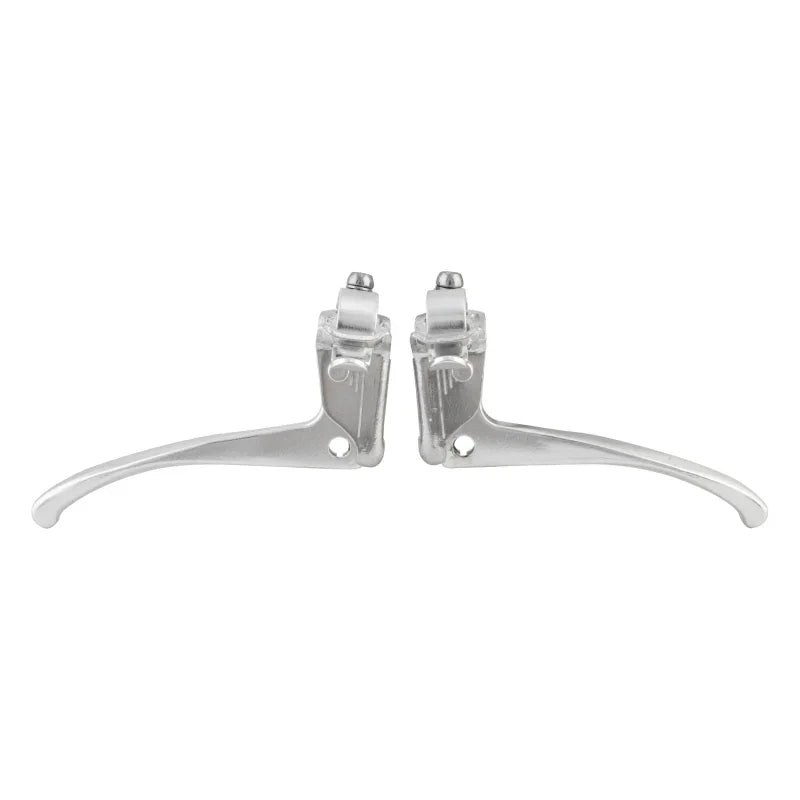 Sport Alloy Touring Levers Silver Pair 3 finger - Bicycle Warehouse